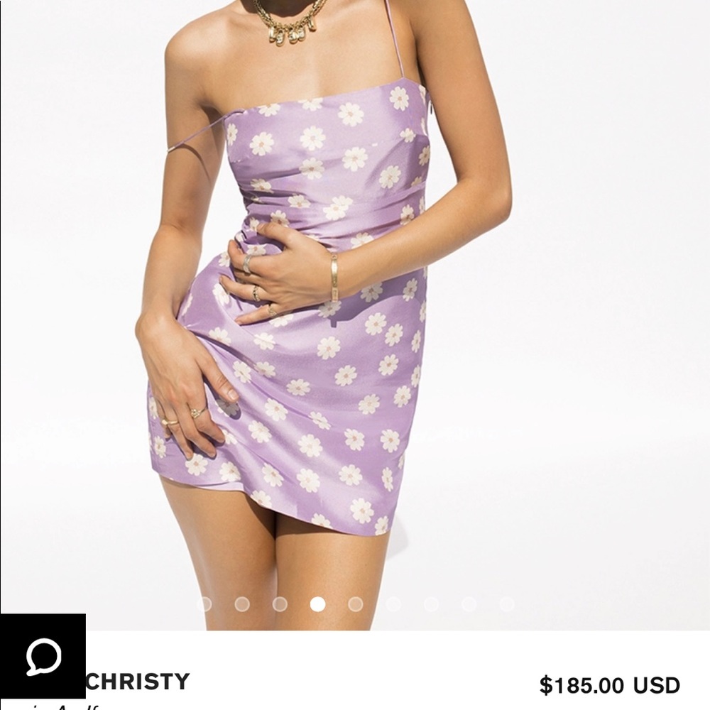 The Christy Realisation - NWT size XS purple mini dress